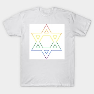 Pride Star of David T-Shirt